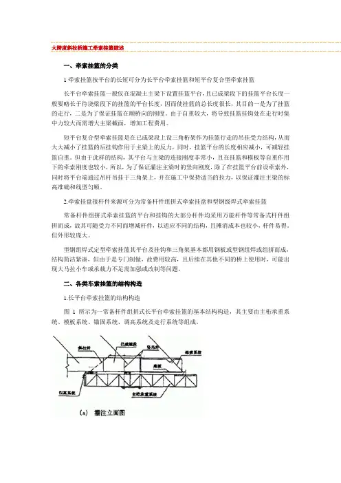 牵索挂篮