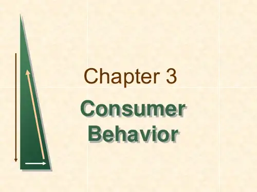 chapter_3 Consumer Behavior 平狄克微观英文版课件