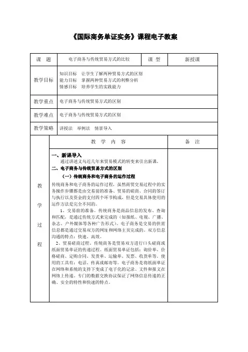 国际商务单证实务电子教案6
