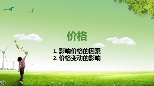高中政治人教版必修一经济生活第二课-多变的价格-课件