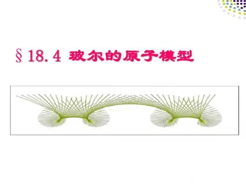 18.4玻尔的原子模型