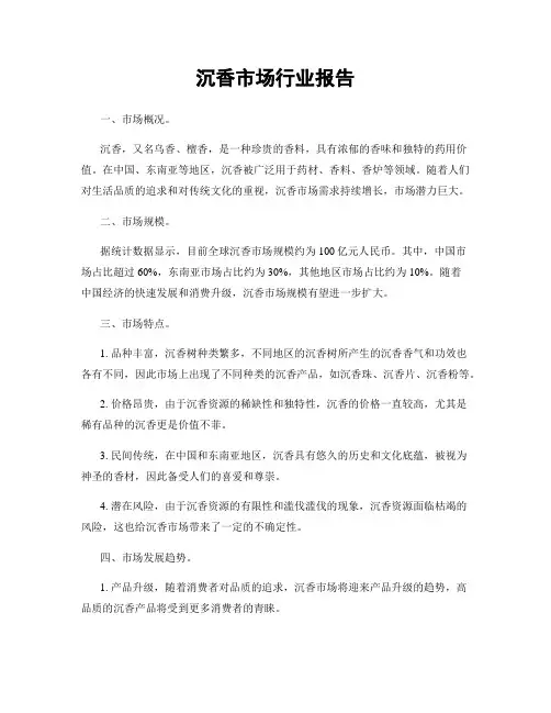 沉香市场行业报告