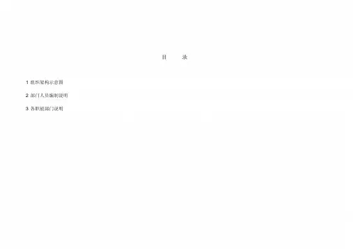 销售公司组织架构