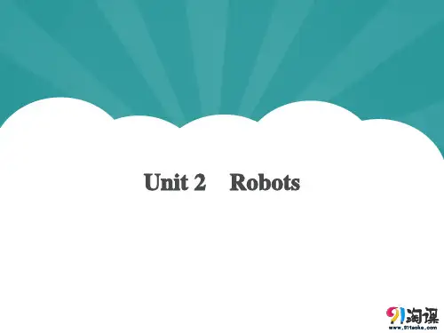 课件10：Unit 2 Robots