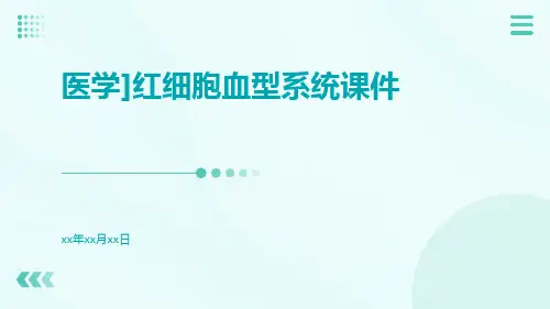 [医学]红细胞血型系统课件