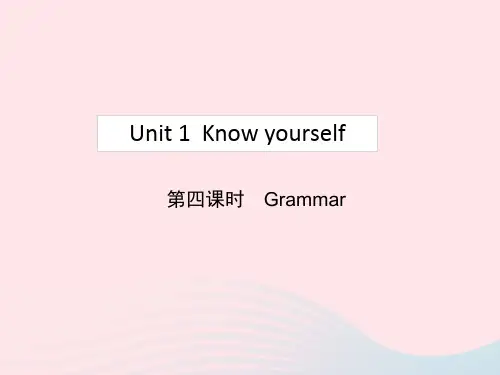 九年级英语上册Unit1 第4课时Grammar教学课件新版牛津版