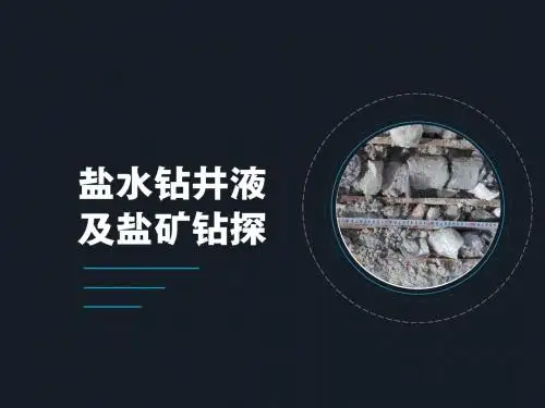 盐水钻井液及盐矿钻探