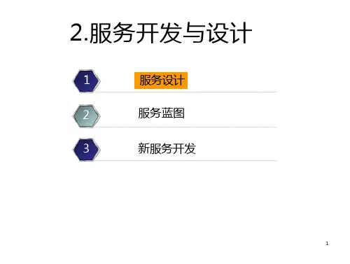 服务营销——服务设计与服务蓝图