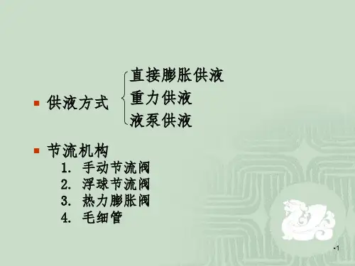 膨胀机构及阀门PPT课件