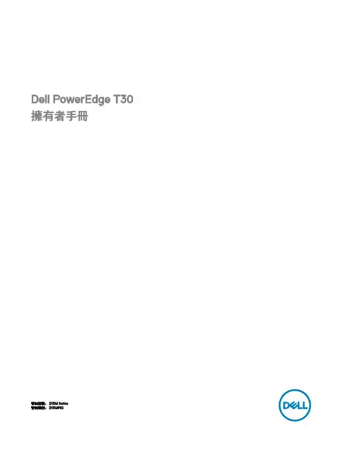 戴尔 poweredge t30 拥有者手册说明书
