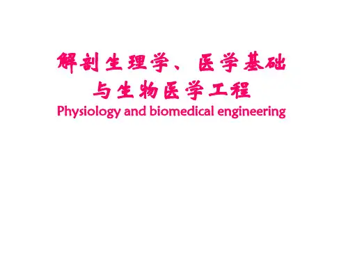 生理学与生物医学工程