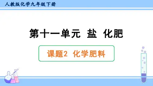 第十一单元 课题2 化学肥料-九年级化学人教版下册