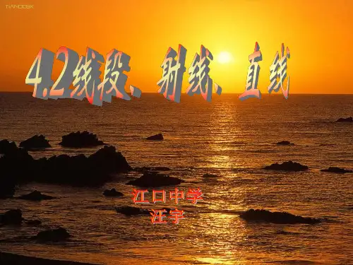 42直线射线线段