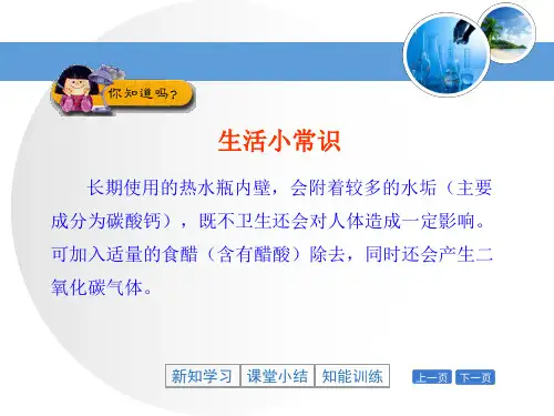 二氧化碳制取的研究—公开课课件