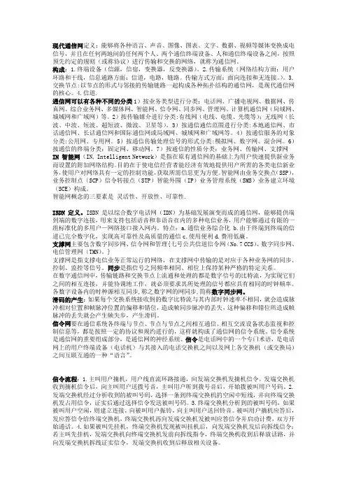 现代通信网 2