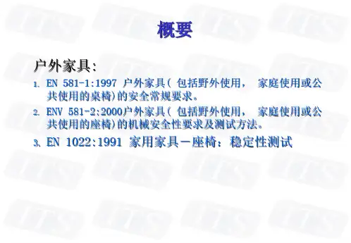 ITS家具椅子培训资料EN581forchairvqc