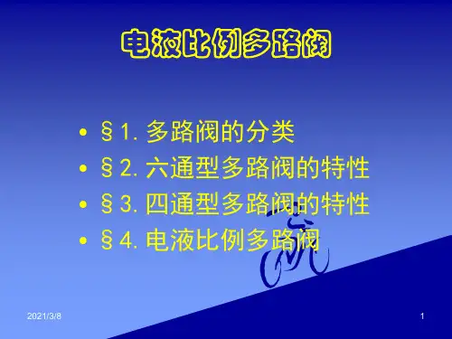 《电液比例多路阀》PPT课件