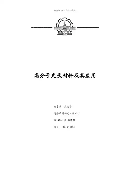 高分子光伏材料及其应用 (2)