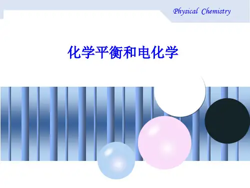 化学平衡和电化学