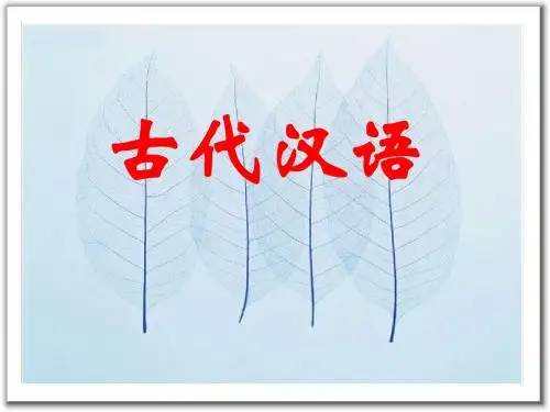 古代汉语 第二章 怎样查字典辞书