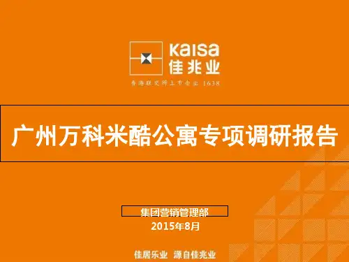 公寓专项调研报告(ppt 51页)