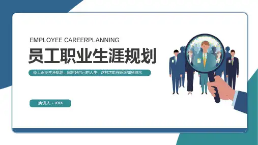 员工职业生涯规划PPT模板