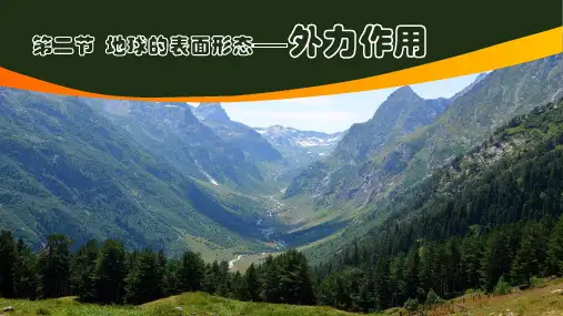 高一地理：外力作用与地表形态