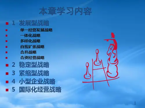 战略评价及选择公司战略讲义课件