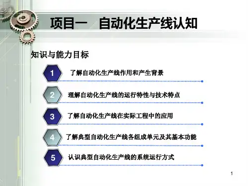 自动化生产线认知ppt课件