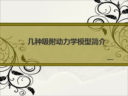 固体吸附动力学模型精品PPT课件