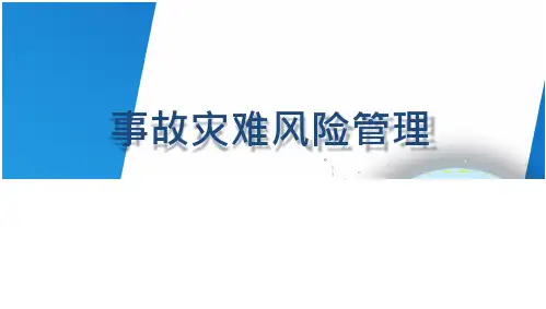 事故灾难风险管理