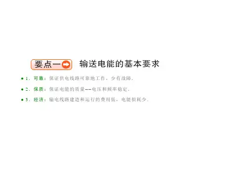 电能的输送 课件 