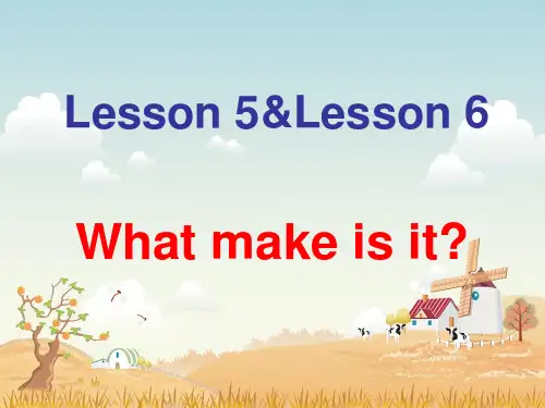 Lesson 5,6