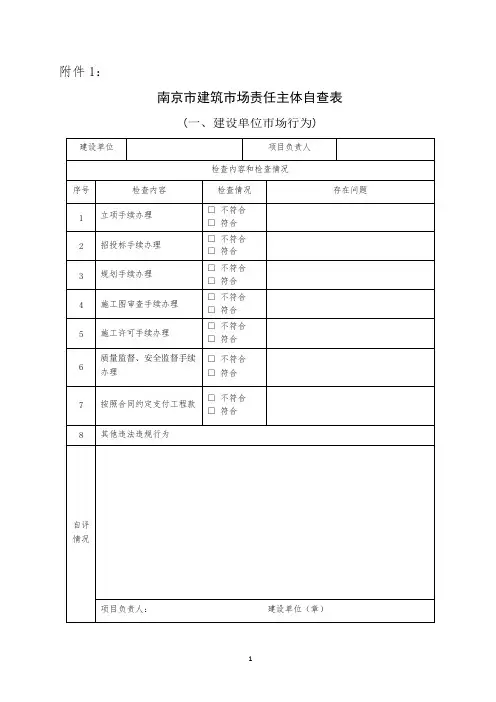 江宁综合检查表