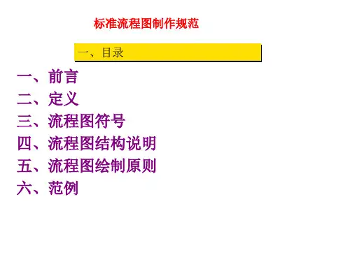 《标准流程图制作规范》