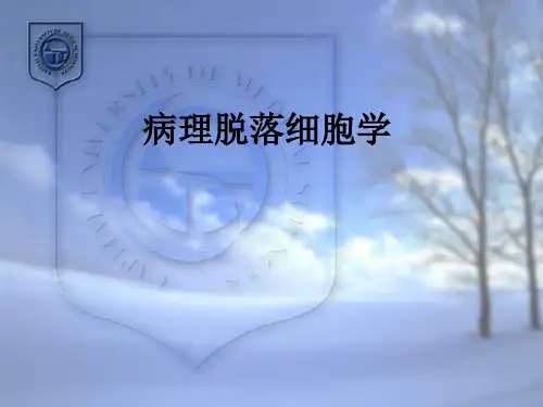 病理脱落细胞学ppt课件