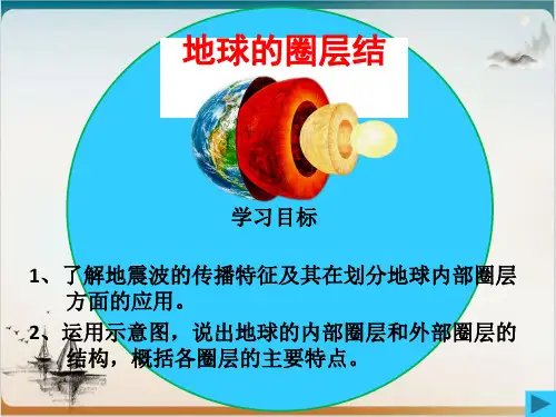 人教版必修一地球内部圈层结构公开课-PPT