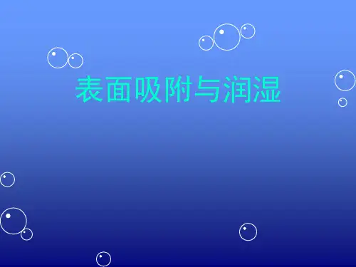 表面吸附与润湿