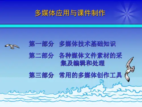 第一章 多媒体基础