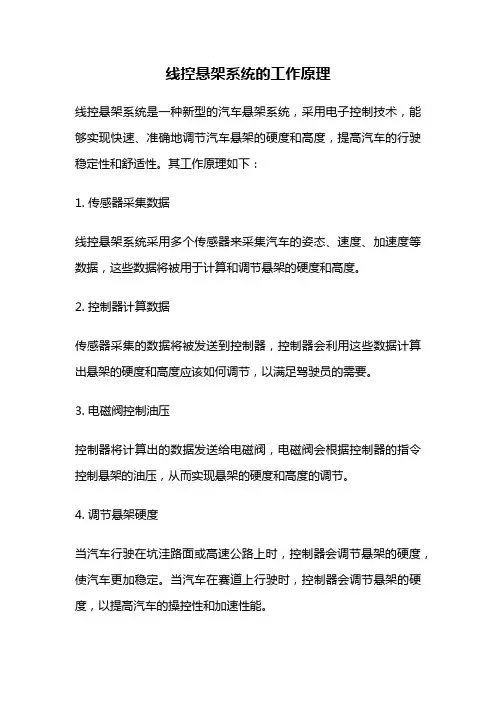 线控悬架系统的工作原理