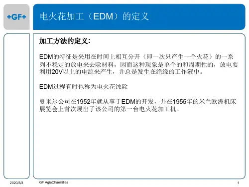 EDM加工原理介绍