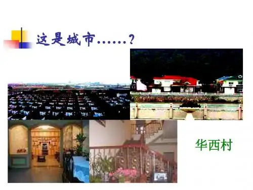 城市化PPT课件(1)