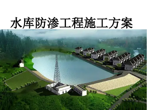 水库防渗工程施工方案PPT