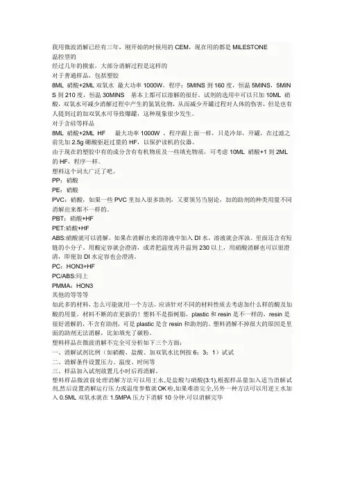 微波消解