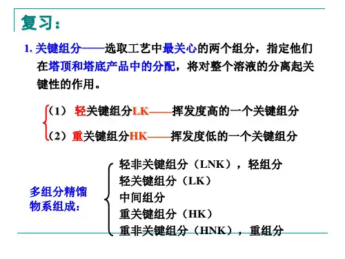 3.2.1萃取精馏