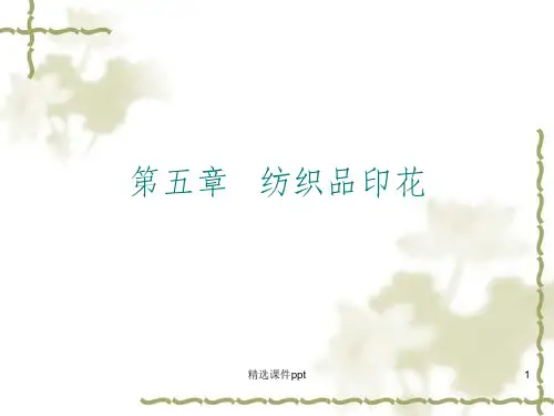 《纺织品印花概述》PPT课件