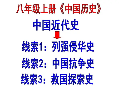 人教部编版八年级中国历史上册第一单元：中国开始沦为半殖民地半封建社会【教师引导版复习课件】(共68张