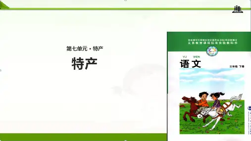 7.1特产(共26张ppt)