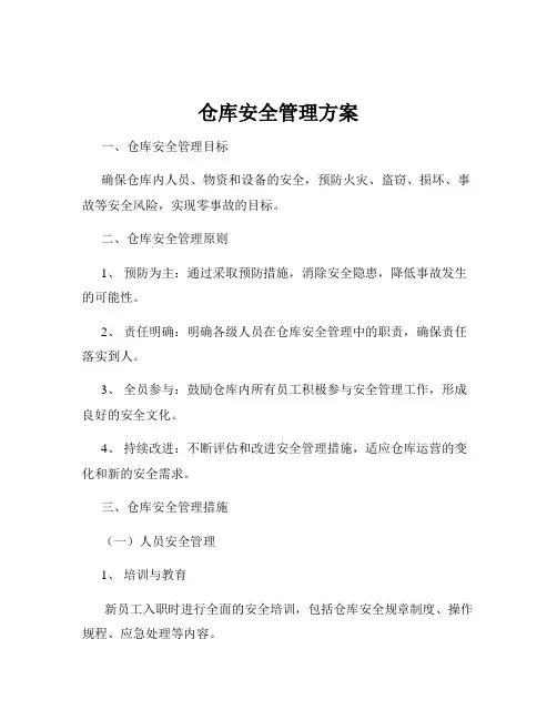 仓库安全管理方案
