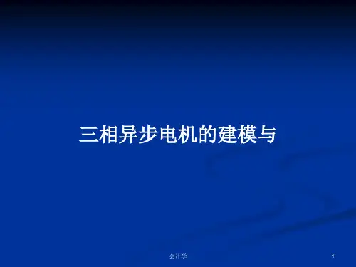 三相异步电机的建模与PPT学习教案